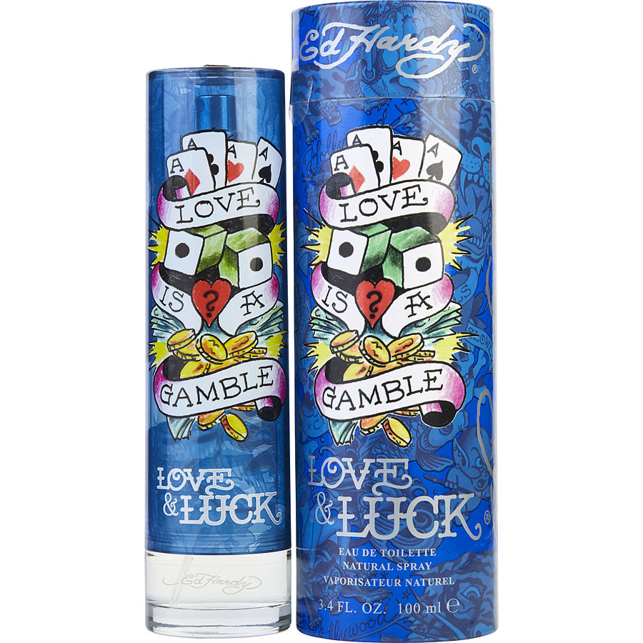 Perfume Masculino Ed Hardy Love & Luck Christian Audigier Eau De Toilette Spray 100 Ml