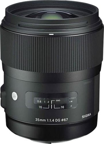 Sigma - Lente padrão de arte 35mm f/1.4 DG HSM para Canon - Preto-340101