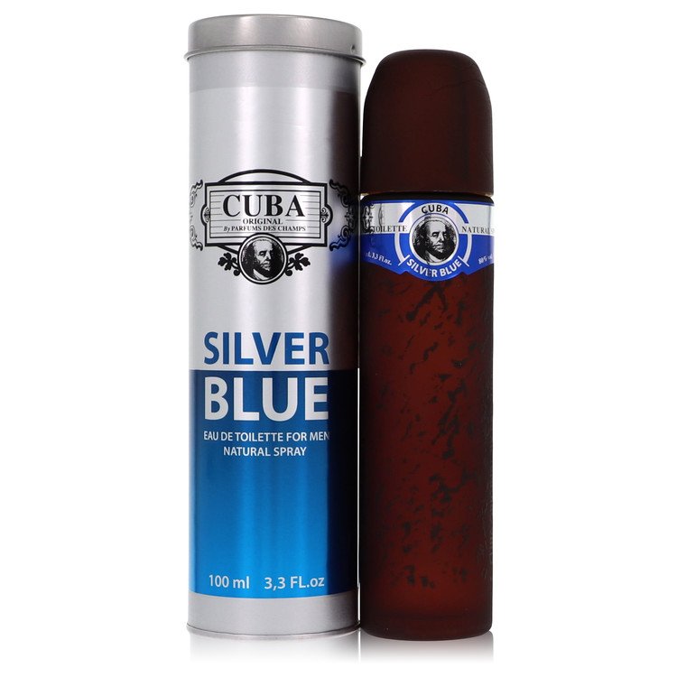 Perfume/Col. Masc. Cuba Silver Blue Fragluxe Eau De Toilette