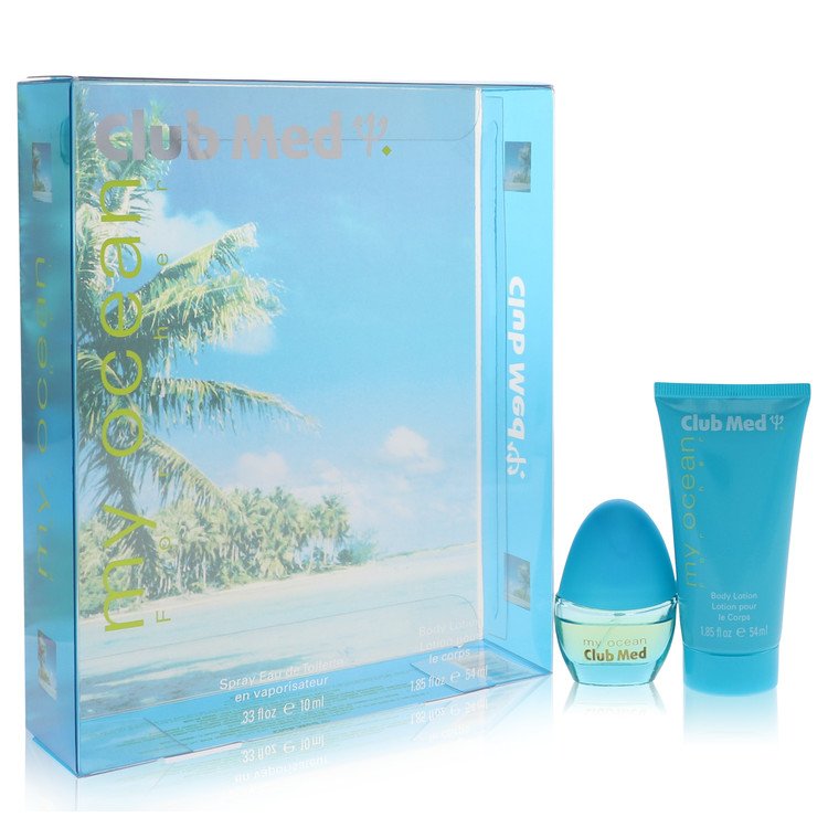 Perfume Feminino Club Med My Ocean Cx.Presentes Coty Coty Mini EDT + ML Loção Corporal