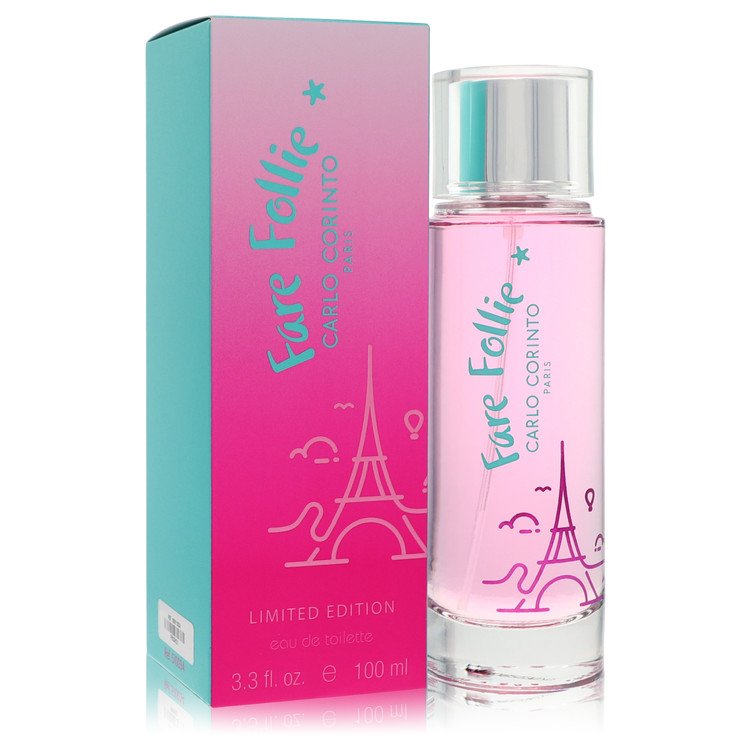 Perfume Feminino Fare Follie Carlo Corinto EDT (Edição Limitada) 100 Ml