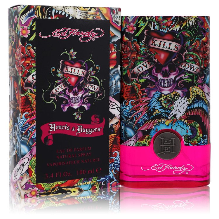 Perfume Feminino Ed Hardy Hearts & Daggers Christian Audigier 100 ML Eau De Parfum