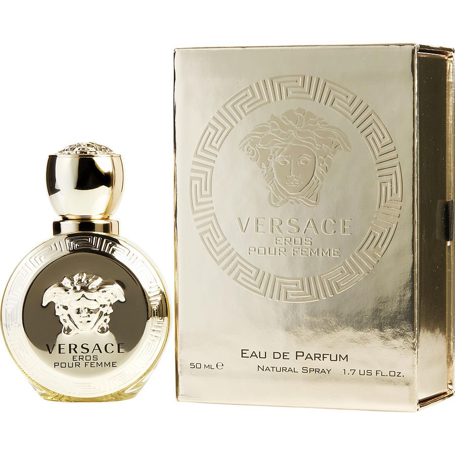 Perfume Feminino Versace Eros Pour Femme Gianni Versace Eau De Parfum Spray 50 Ml