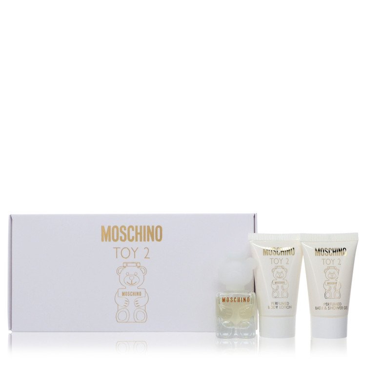 Perfume Feminino Moschino Toy - Kit Presente 9,5 Ml Mini Edp 23 Ml Loção Corporal + 22 Ml Gel de Banho