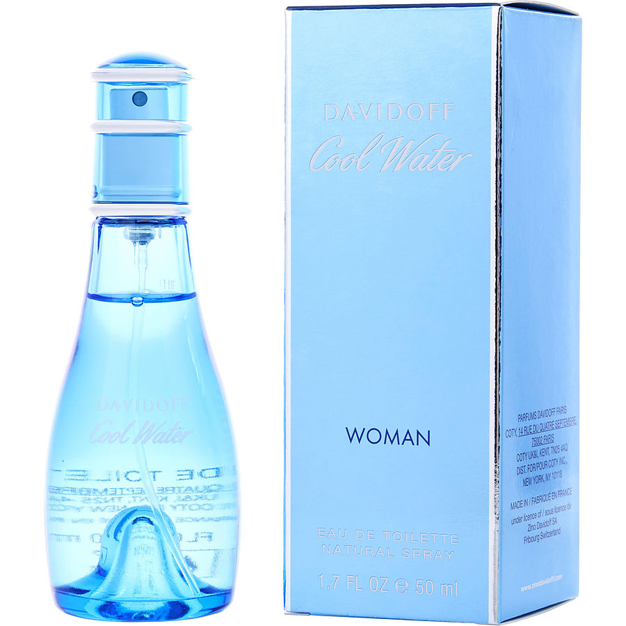 Perfume Feminino Cool Water Davidoff Eau De Toilette Spray 50 Ml