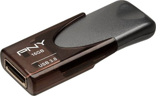 Pen Drive PNY - Elite Turbo Attache 4 16GB USB 3.0 Tipo A Flash Drive - Preto-P-FD16GTBAT4-GE