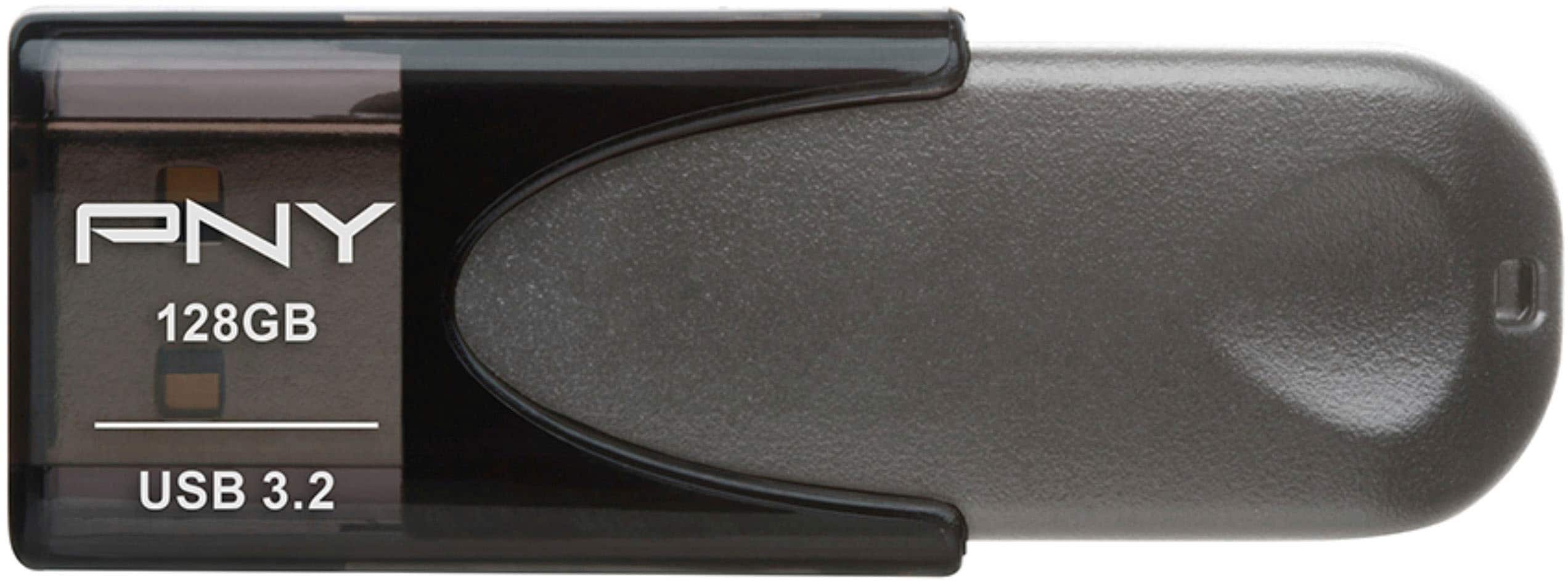 Pen Drive PNY - Unidade flash Elite Turbo Attache 4 128 GB USB 3.2 - Preto-P-FD128TBAT4-GE