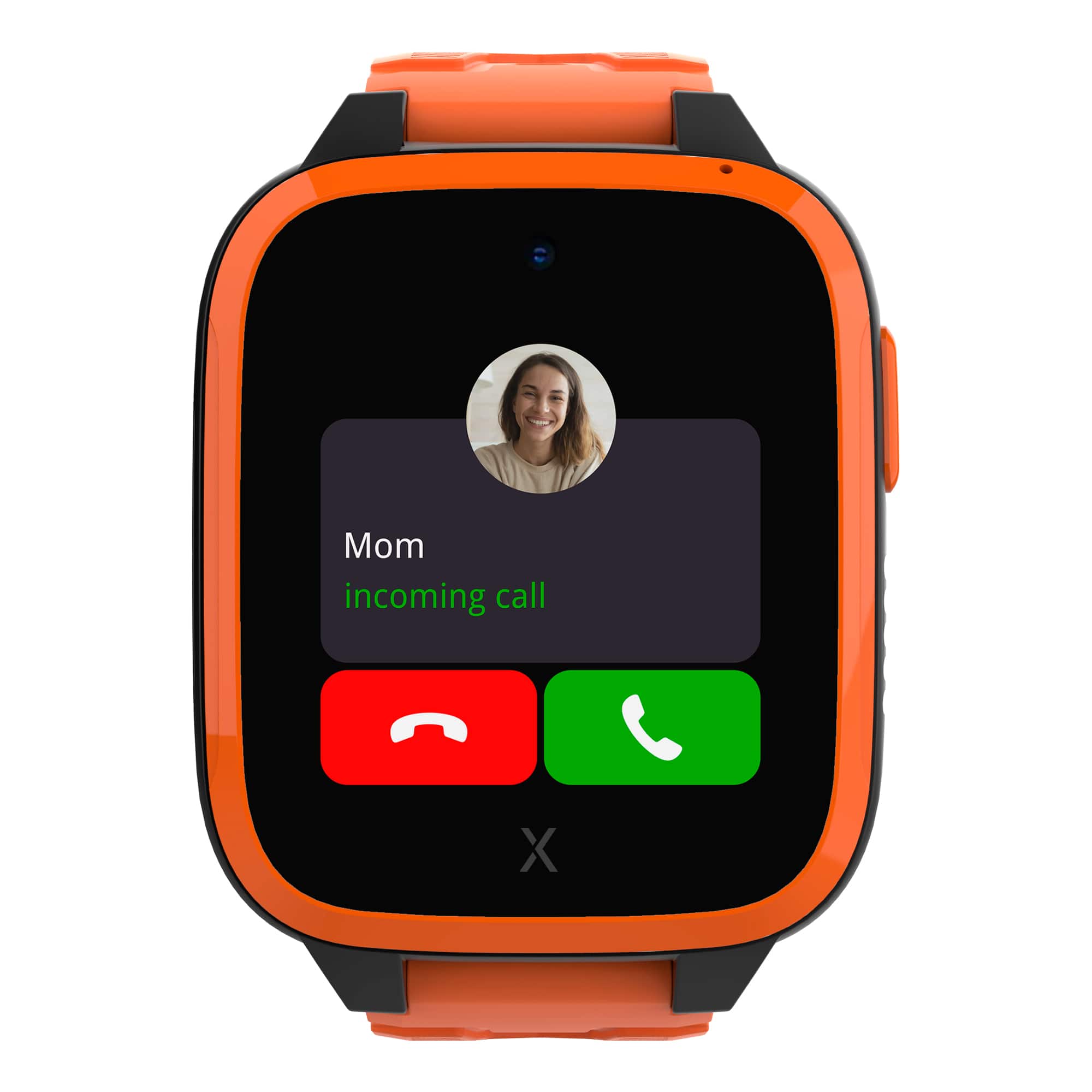 Xplora - Relógio inteligente infantil XGO3 (GPS + celular) 42 mm , SOS, rastreador GPS, câmera, contador de passos cartão SIM -XGO3-GL-SF-ORANGE