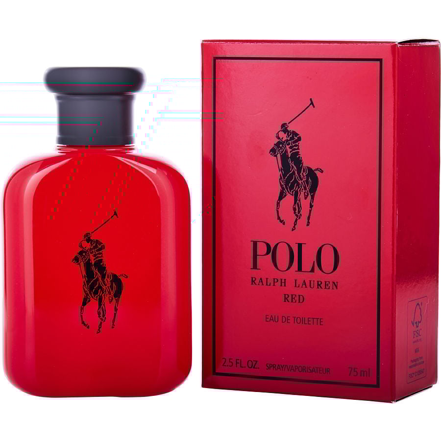 Perfume Masculino Ralph Lauren Polo Red Edt Spray Recarregável 75 Ml