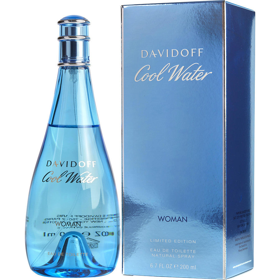 Perfume Feminino Cool Water Davidoff Eau De Toilette Spray 200 Ml