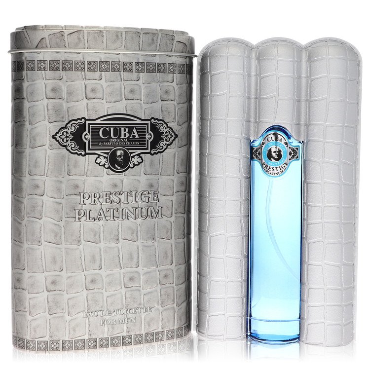 Col. Masculina Cuba Prestige Platinum Fragluxe 90 ML Eau De Toilette