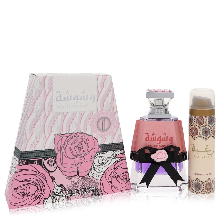 Perfume Feminino Washwashah Lattafa 100 ml Eau De Parfum Plus 50 ml Desodorante