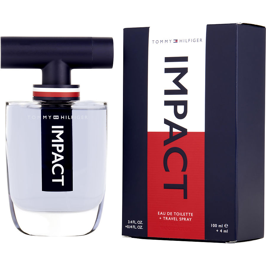 Toilette Spray Masculino Tommy Hilfiger Impact Tommy Hilfiger Eau 100 Ml + Eau De Toilette Travel Spray 04 Ml