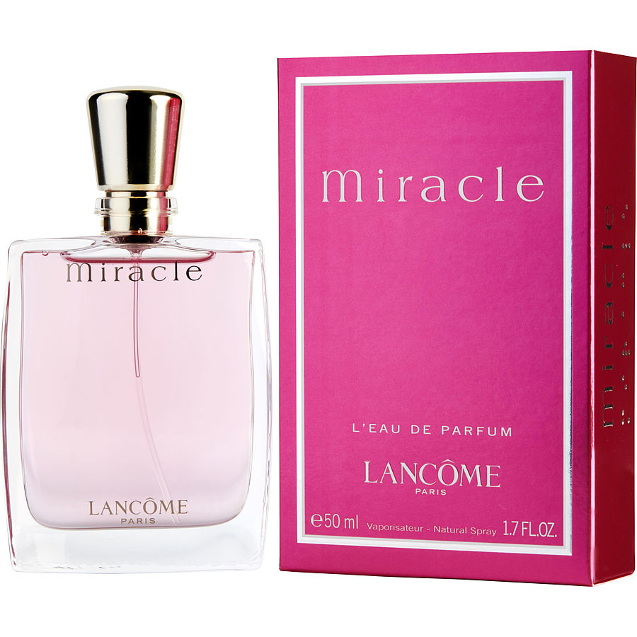 Perfume Feminino Miracle Lancome Eau De Parfum Spray 50 Ml (Nova Embalagem)
