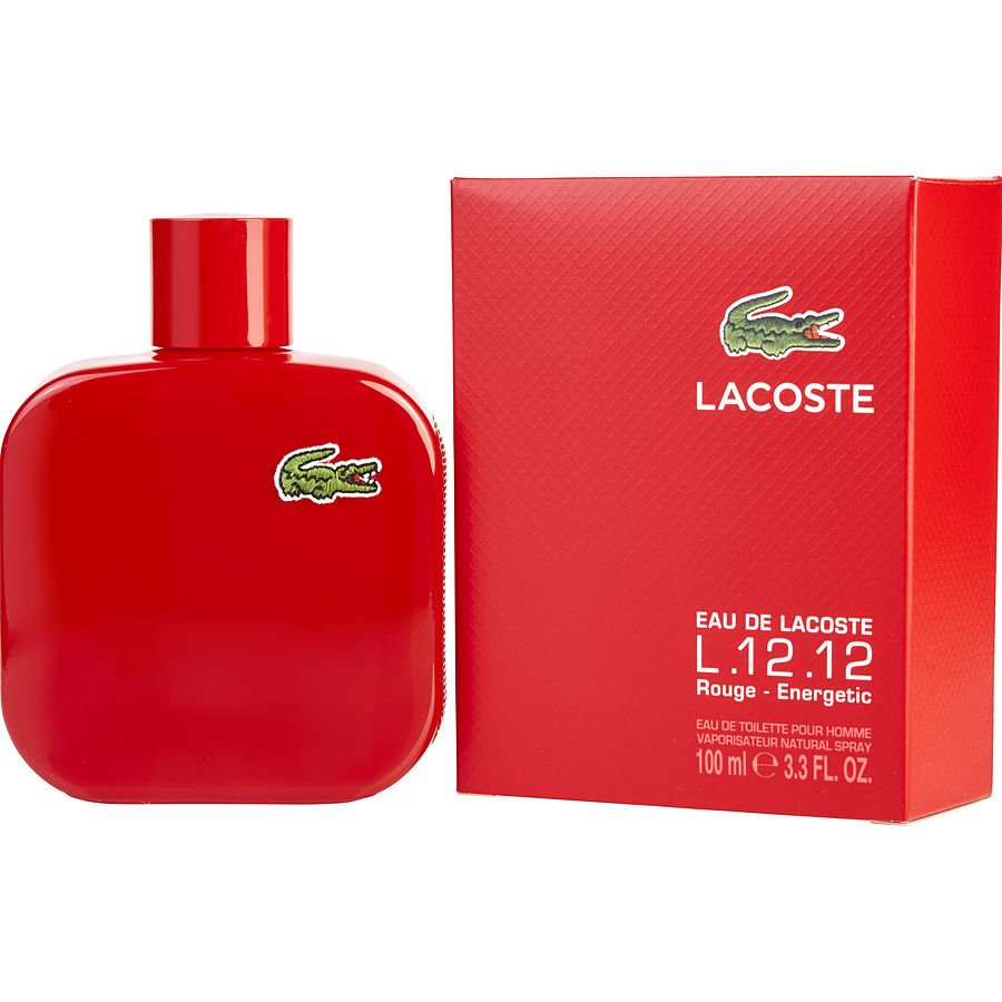 Perfume Masculino Lacoste Eau De Lacoste L.12.12 Rouge Lacoste Energetic Eau De Toilette Spray 100 Ml
