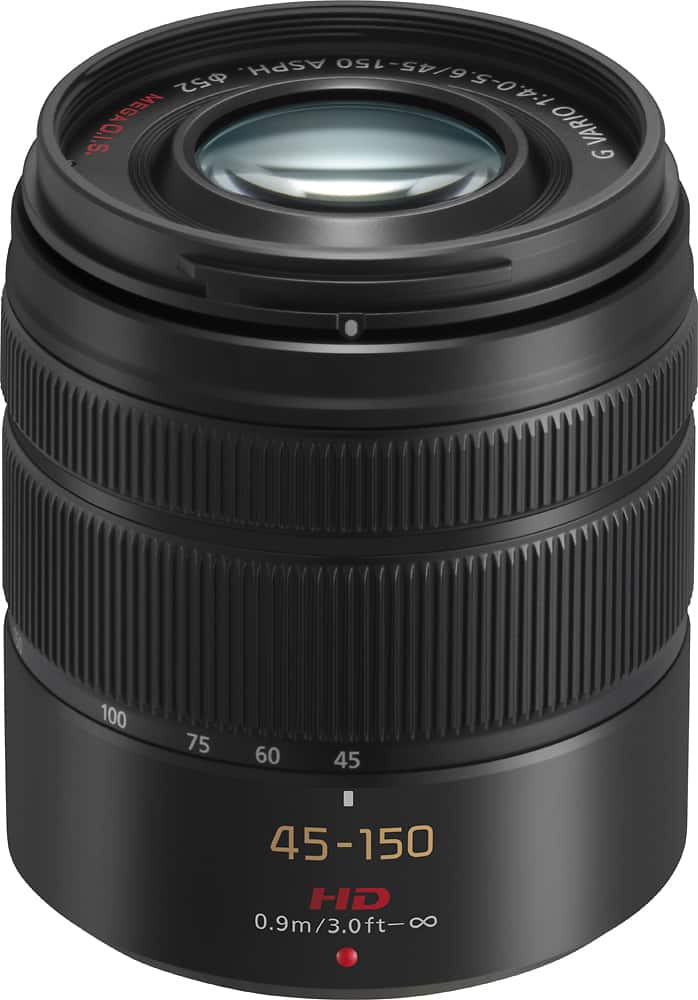 Panasonic - Lumix G Vario 45-150mm f/4.0-5.6 ASPH. Mega O.I.S. Lente Zoom, H-FS45150K - Preto-H-FS45150AK