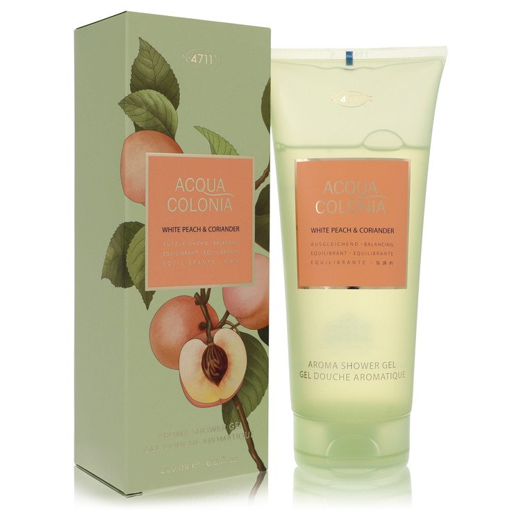 Perfume Feminino 4711 Acqua Colônia White Peach Coriander Maurer & Wirtz 200 ML Gel Banho