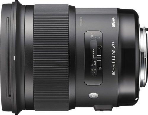 Sigma - Lente 50mm f/1.4 Art DG HSM para câmeras Nikon SLR - Preto-311306