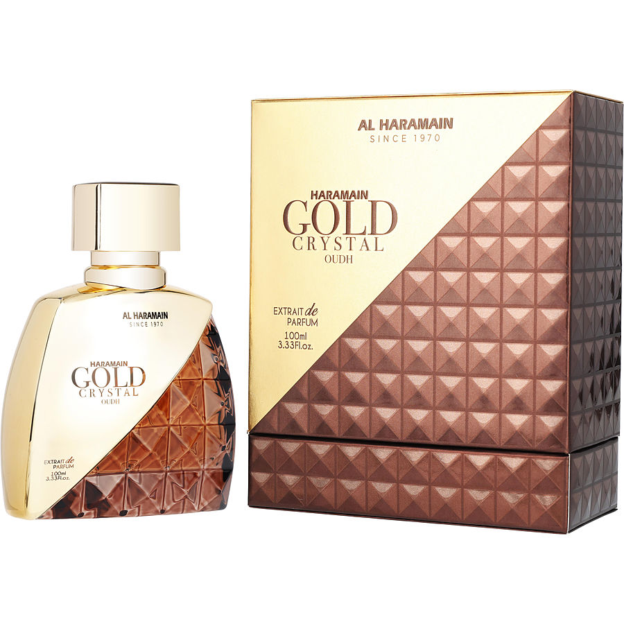 Perfume Masculino Al Haramain Gold Crystal Oudh Extrait De Parfum Spray 100 Ml