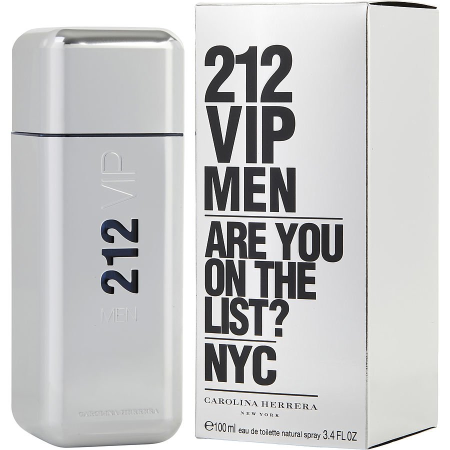 Perfume Masculino 212 Vip Carolina Herrera Eau De Toilette Spray 100 Ml (Nova Embalagem)
