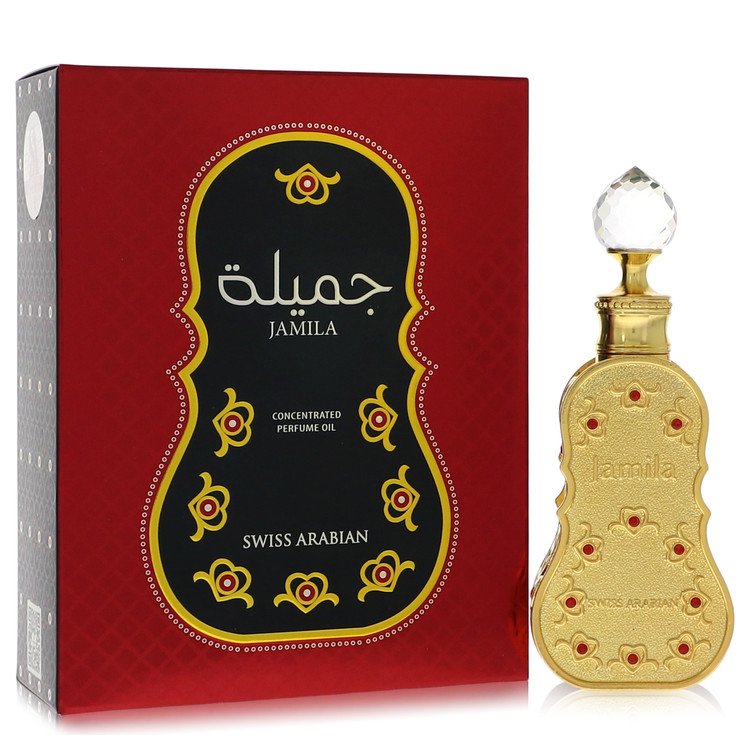 Perfume Feminino Swiss Arabian Jamila Swiss Arabian 14 ml Óleo Corporal Perfumado Concentrado