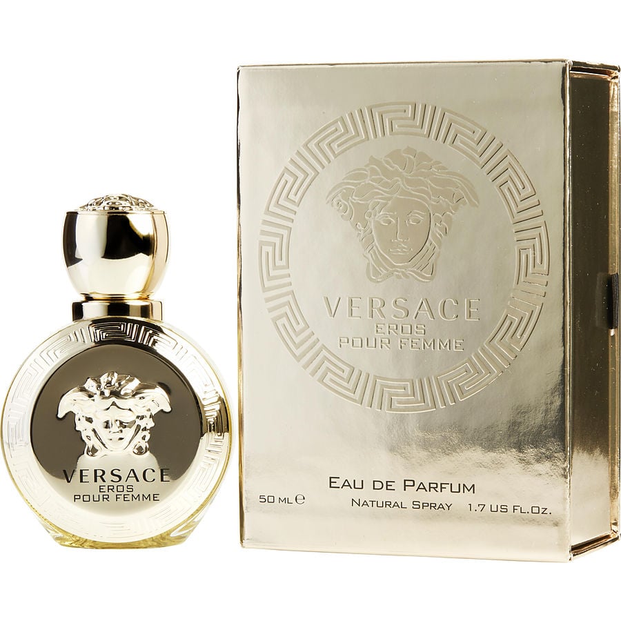 Perfume Feminino Versace Eros Pour Femme Gianni Versace Eau De Parfum Spray 50 Ml
