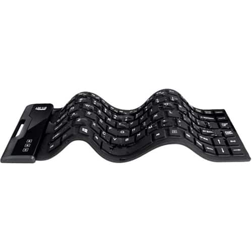 Adesso - Teclado de membrana com fio SlimTouch AKB-212UB TKL - Preto-AKB-212UB