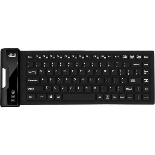 Adesso - Teclado de membrana com fio SlimTouch AKB-212UB TKL - Preto-AKB-212UB