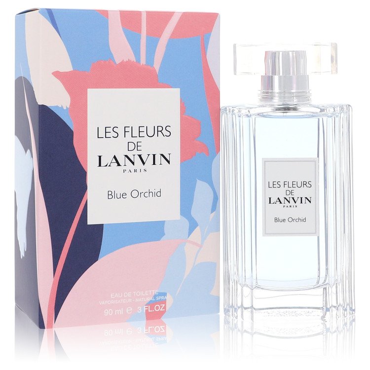 Perfume Feminino Les Fleurs De Lanvin Blue Orchid Lanvin 90 ml Eau De Toilette