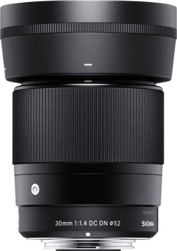 Sigma - Lente Contemporânea 30mm 1.4 DC DN para câmeras mirrorles selecionadas com montagem Micro Four Thirds - Preto-302963
