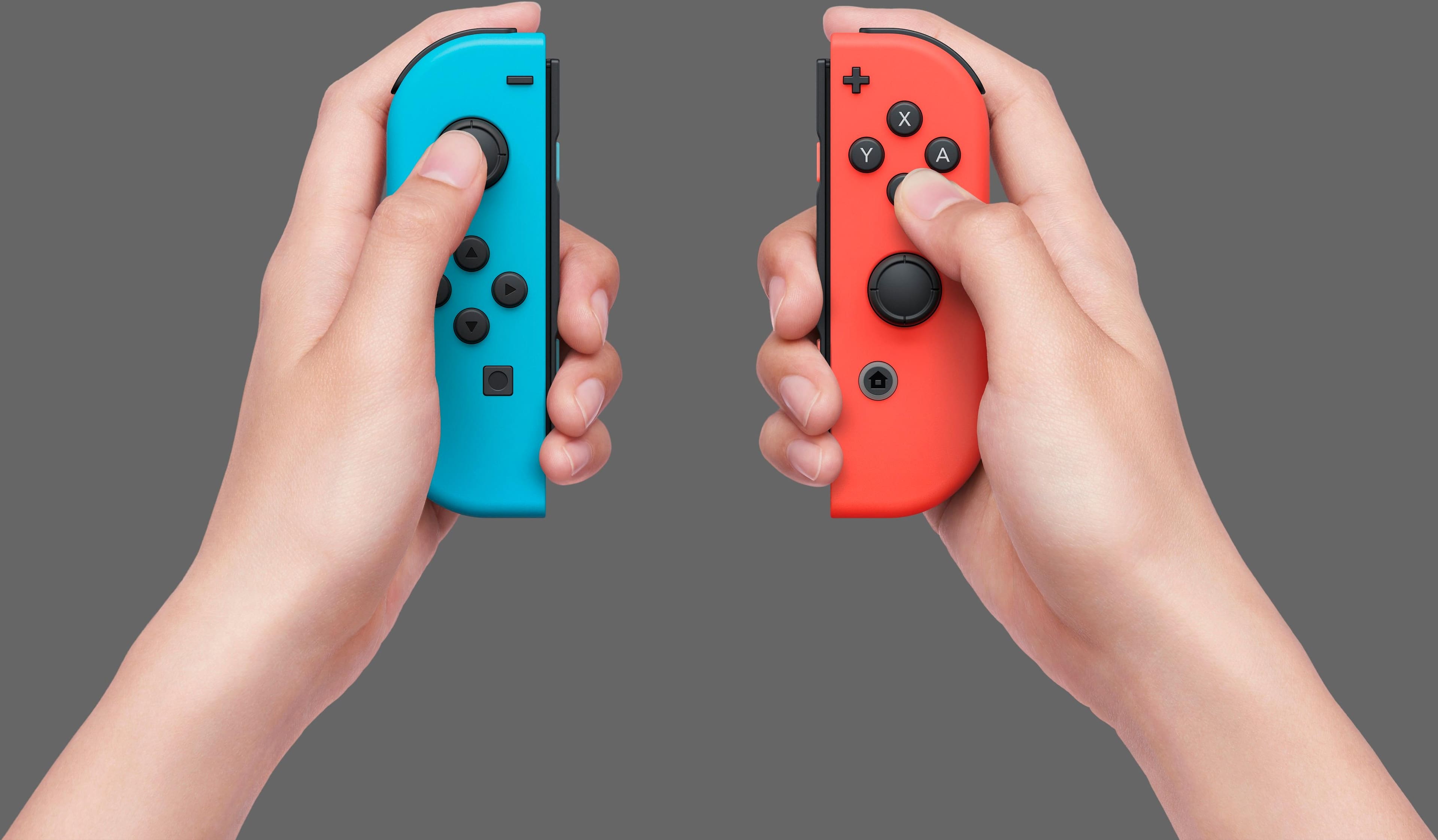 Nintendo - Joy-Con (L/R) Controle Wirelesss para Nintendo Switch - Vermelho-HACAJAEAA