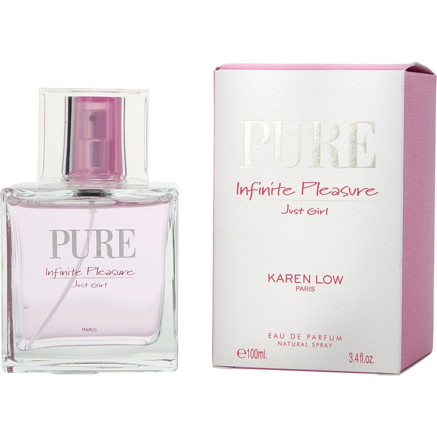 Perfume Feminino Karen Low Infinite Pleasure Pure Just Girl EDP Spray 100 Ml