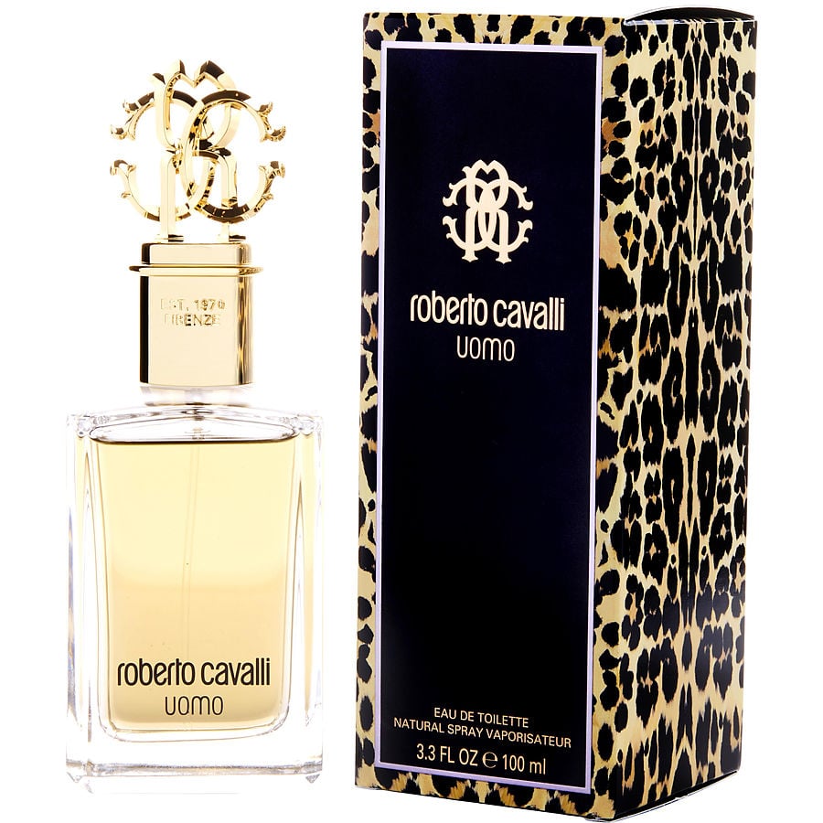 Perfume Masculino Roberto Cavalli Uomo Edt Spray 100 Ml (Nova Embalagem)