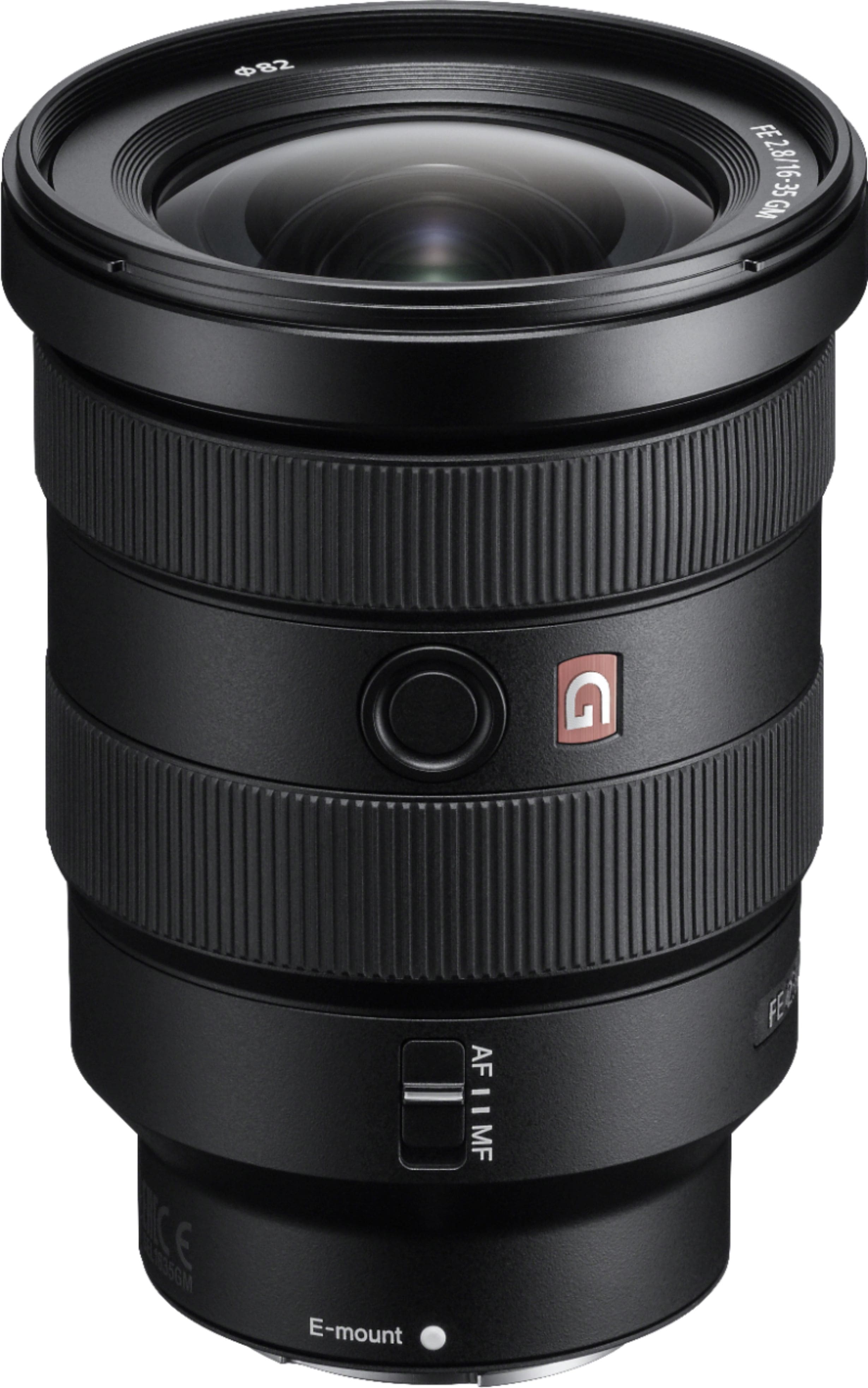 Sony - Lente zoom grande angular G Master FE 16-35mm f/2.8 GM para câmeras de montagem E - Preto-SEL1635GM