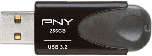 Pen Drive PNY - Elite Turbo Attache 4 256 GB USB 3.2 Flash Drive - Cinza-P-FD256TBAT4A-GE