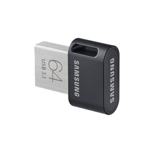 Pen Drive Samsung - Unidade Flash USB 3.1 FIT Plus 64GB - Preto-MUF-64AB/AM