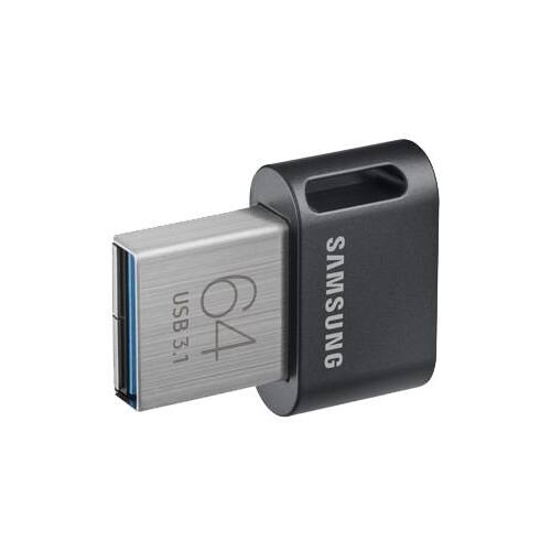 Pen Drive Samsung - Unidade Flash USB 3.1 FIT Plus 64GB - Preto-MUF-64AB/AM