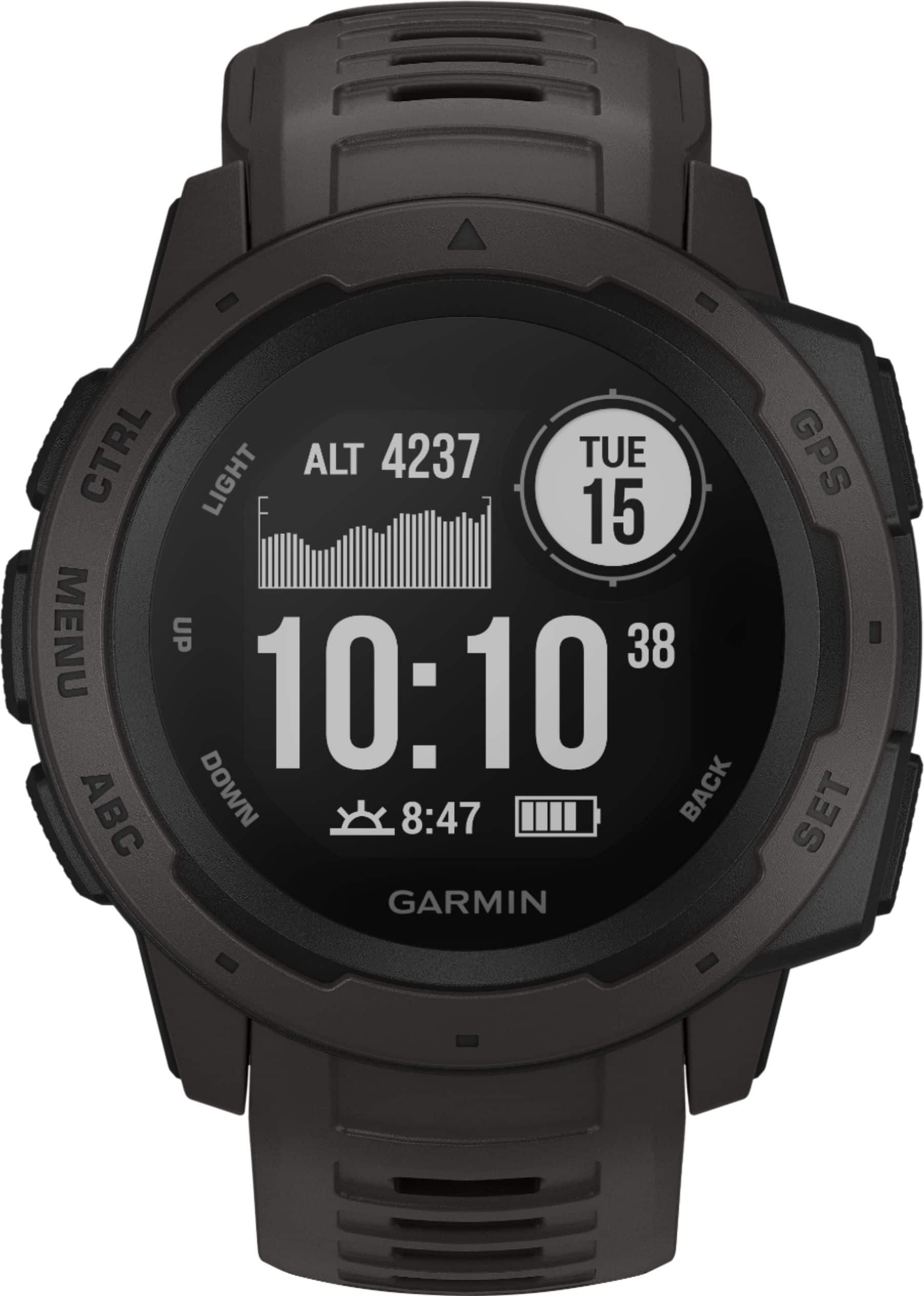 Garmin - Instinct GPS Smartwatch 45mm Polímero Reforçado com Fibra - Grafite-010-02064-00