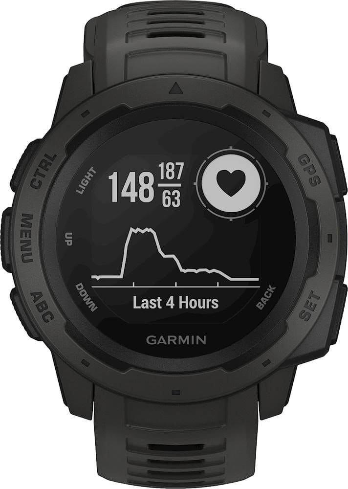Garmin - Instinct GPS Smartwatch 45mm Polímero Reforçado com Fibra - Grafite-010-02064-00