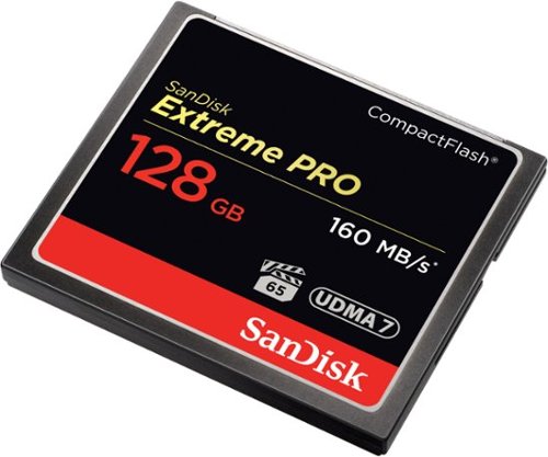 SanDisk - Cartão de memória Extreme PRO 128GB CompactFlash (CF)-SDCFXPS-128G-A46