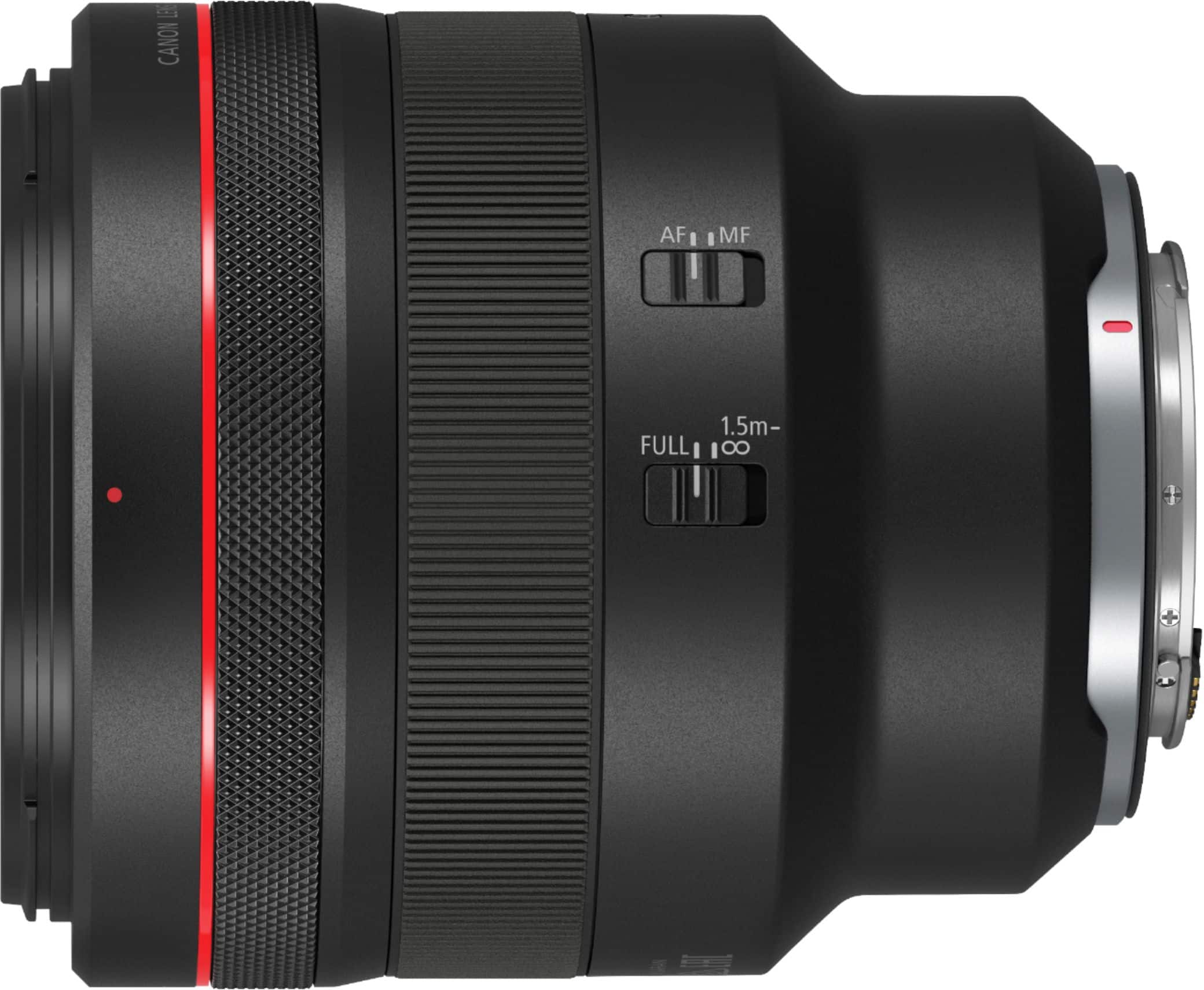 Canon - Lente principal telefoto média RF85mm F1.2 L USM para câmeras EOS série R - Preto-3447C002