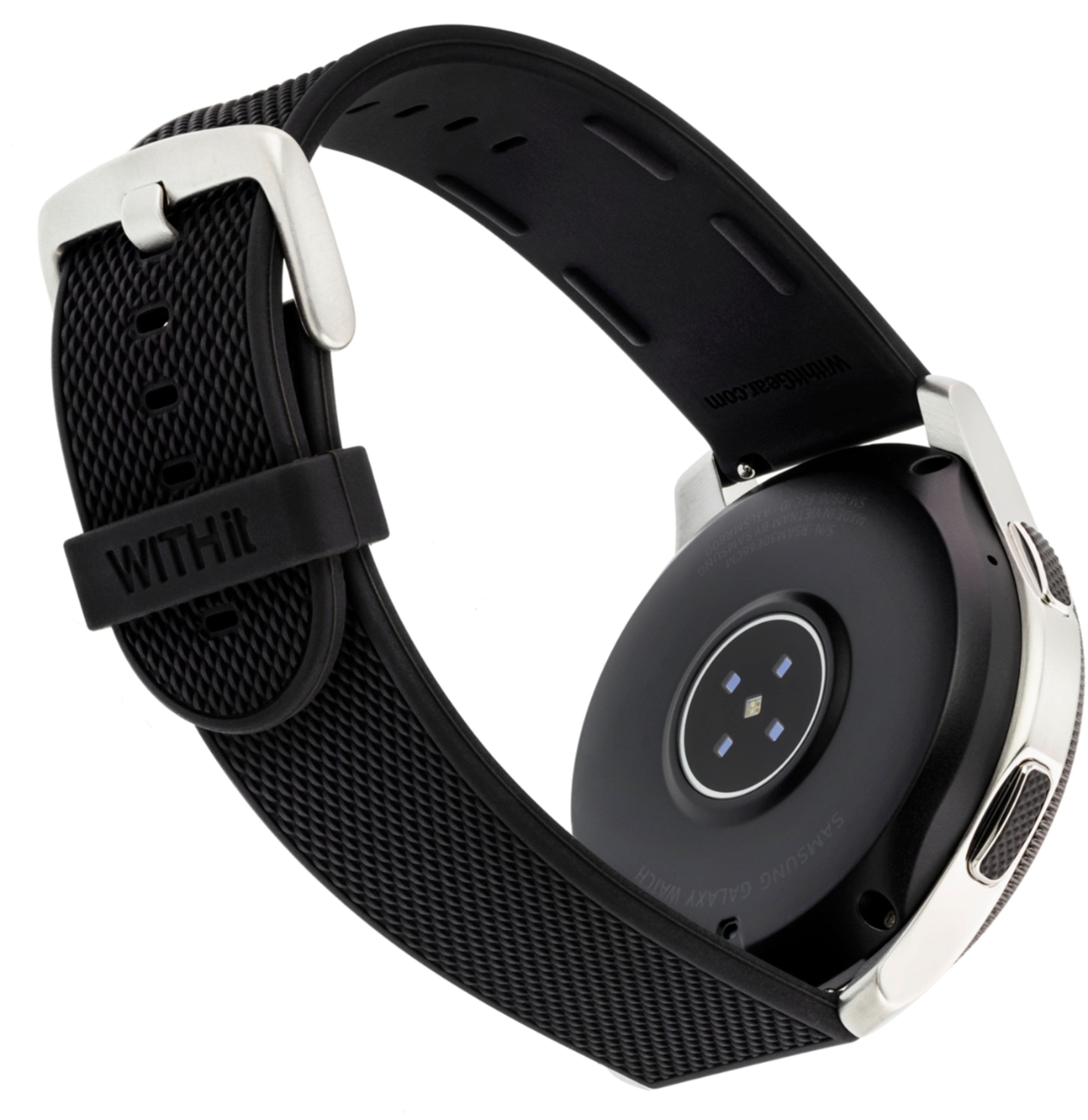 COMit - Kit de banda para Samsung Galaxy Watch 42mm, Watch Active e Watch Active 2 - Tecido Preto/Bluestone/Preto-52375BBR