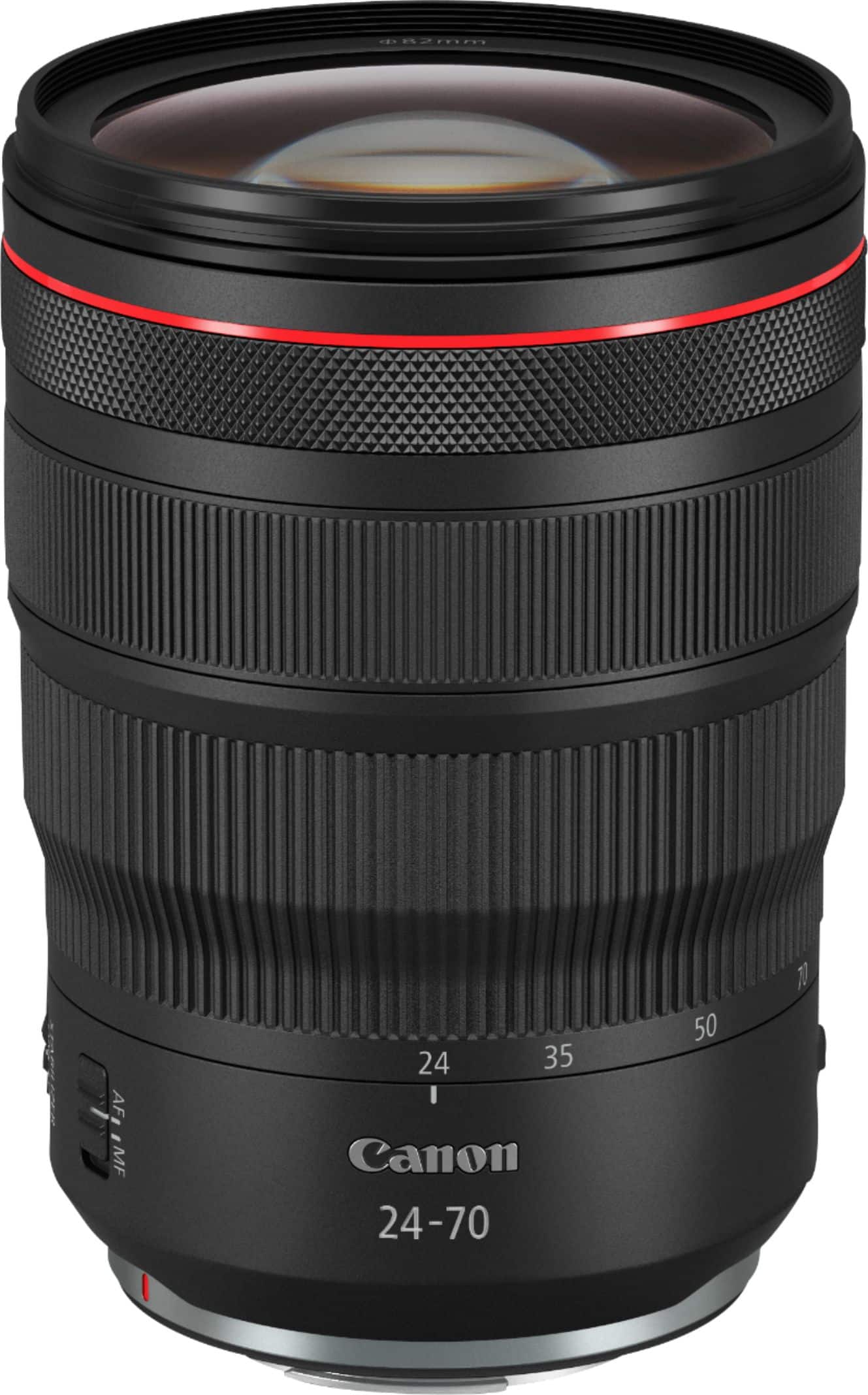 Canon - Lente zoom padrão RF24-70mm F2.8L IS USM para câmeras EOS série R - Preto-3680C002