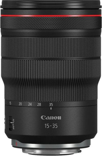 Canon - Lente zoom ultra grande angular RF15-35mm F2.8L IS USM para câmeras EOS série R - Preto-3682C002
