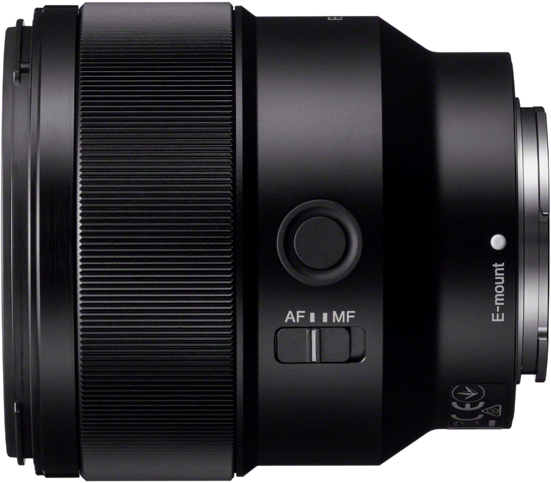 Sony - Lente teleobjetiva FE 85mm f/1.8 Prime para câmeras de montagem E - Preto-SEL85F18/2