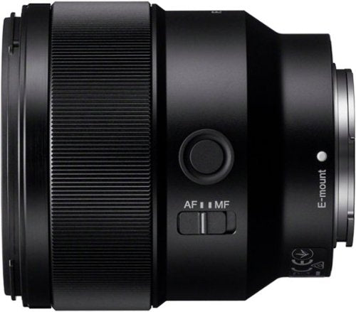 Sony - Lente teleobjetiva FE 85mm f/1.8 Prime para câmeras de montagem E - Preto-SEL85F18/2