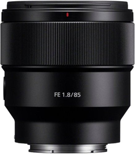 Sony - Lente teleobjetiva FE 85mm f/1.8 Prime para câmeras de montagem E - Preto-SEL85F18/2