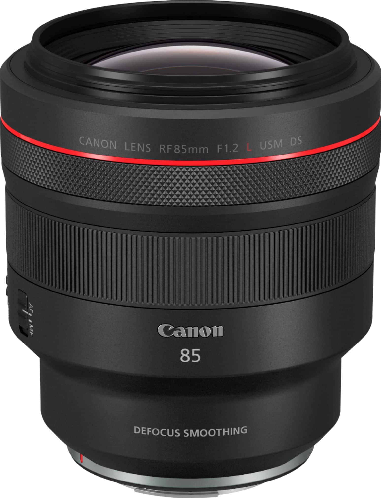 Canon - Lente principal telefoto média RF85mm F1.2 L USM DS para câmeras EOS série R - Preto-3450C002