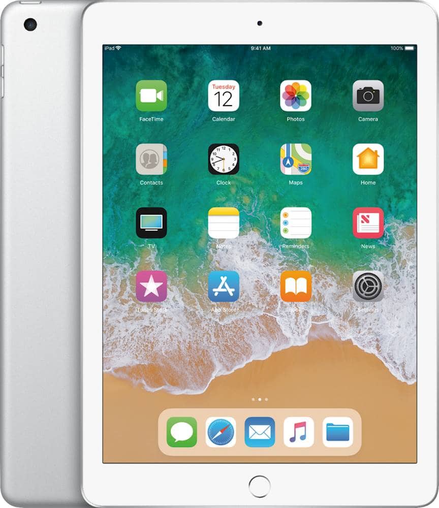 Certificado recondicionado - Apple iPad (5ª geração) (2017) Wi-Fi - 32 GB - Silver-MP2G2LL/AR