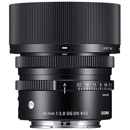 Sigma - Lente Contemporânea 45mm f/2.8 DG DN para Leica L - Preto-360969